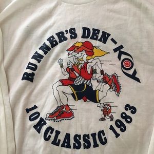 Vintage long sleeve race shirt 1983